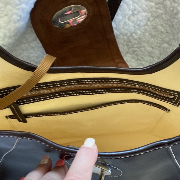 Dooney & Bourke Florentine Italian Leather Handbag - Picture 9 of 11